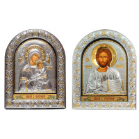 Ісус Христос і Богородиця Неустанної Помочі 21,5х16,5см
