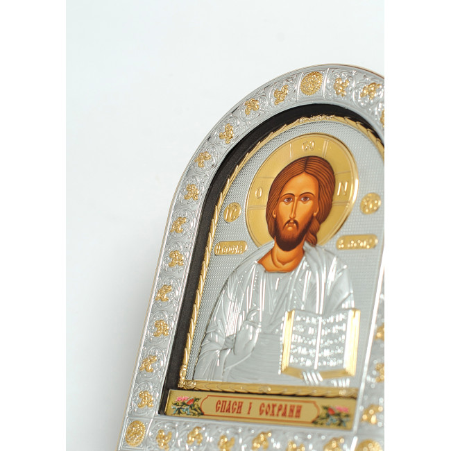 Ікони на весілля Ісус Христос і Вишгородська Богородиця 21,5х16,5см EPZ4-001-7AG-BR/P Вінчальні Ікони