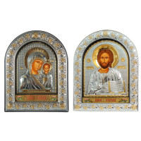 Ісус Христос і Казанська Божа Матір 15,5x12см