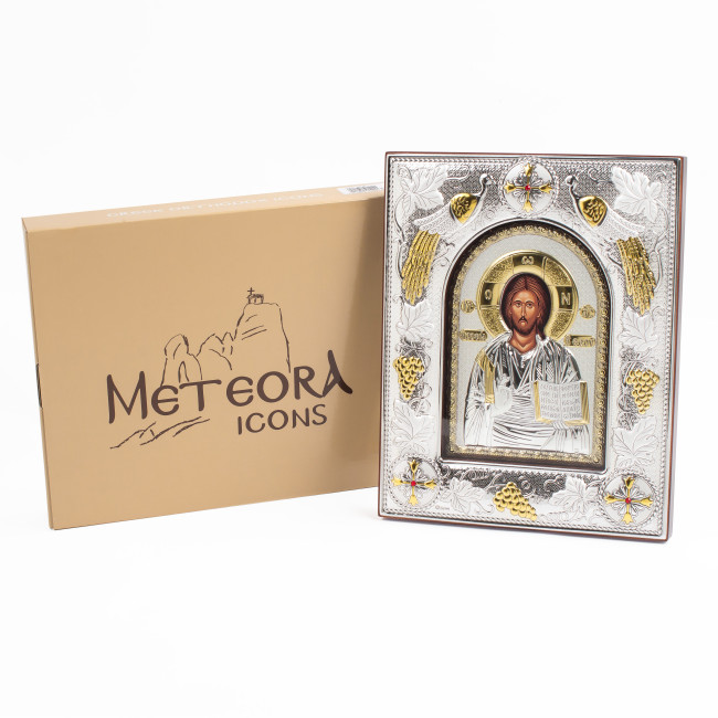 Ікони на весілля Ісус Христос і Казанська Божа Матір 20x25x3см MA/E3707-06AX-K Вінчальні Ікони