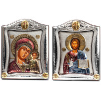 Ісус Христос і Казанська Божа Матір 15,5х19,5см