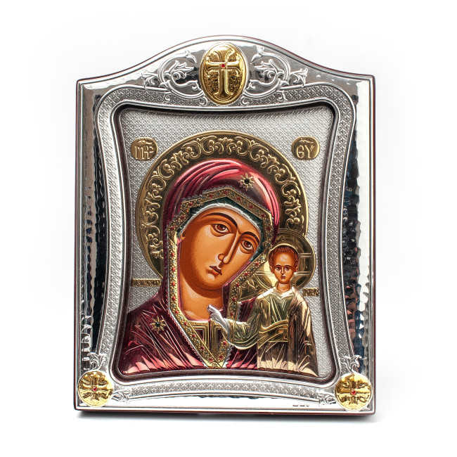 Ікони на весілля Ісус Христос і Казанська Божа Матір 15,5х19,5см MA/E3407-06/2XC Вінчальні Ікони