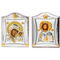 Ісус Христос і Казанська Божа Матір 15,5x19,5см 