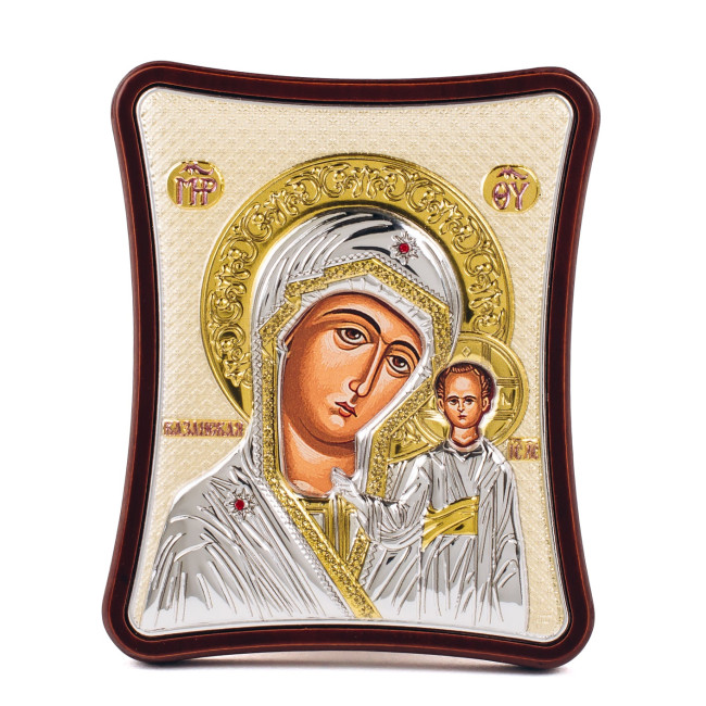Ікони на весілля Ісус Христос і Казанська Божа Матір 12х15см MA/E1407-06/2XG Вінчальні Ікони
