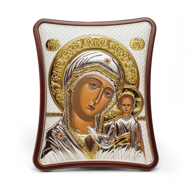 Ікони на весілля Ісус Христос і Казанська Божа Матір 15x20см MA/E1407-06/1X Вінчальні Ікони