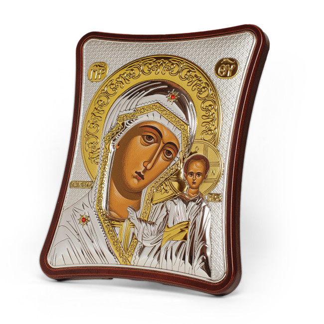 Ікони на весілля Ісус Христос і Казанська Божа Матір 15x20см MA/E1407-06/1X Вінчальні Ікони