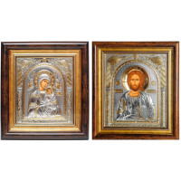 Ісус Христос і Богородиця Неустанної Помочі 25,7х23,3см