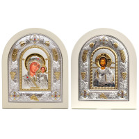 Ісус Христос і Казанська Божа Матір 29х24см
