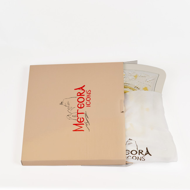 Ікони на весілля Ісус Христос і Вишгородська Богородиця 29х24см MA/E3107-10/WH-AX Вінчальні Ікони