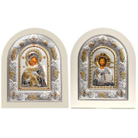 Ісус Христос і Вишгородська Богородиця 29х24см