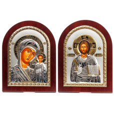 Ісус Христос і Казанська Божа Матір 20х25см