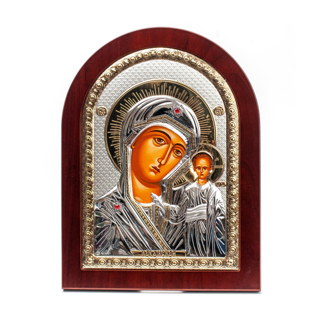 Ікони на весілля Ісус Христос і Казанська Божа Матір 15х19см MA/E1107-06/bx Вінчальні Ікони