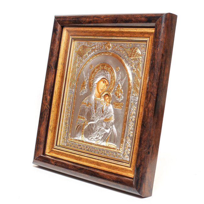 Ікони на весілля Ісус Христос і Богородиця Неустанної Помочі 30,5х28,5см EP515-001-8KZ/P Вінчальні Ікони