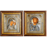 Ісус Христос і Казанська Божа Матір 25,7х23,3см