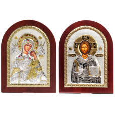 Ісус Христос і Богородиця Неустанної Помочі 15х19см