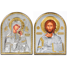 Ісус Христос і Богородиця Неустанної Помочі 12х15,2см