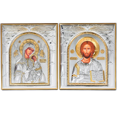 Ісус Христос і Богородиця Неустанної Помочі 26,5х22,8см