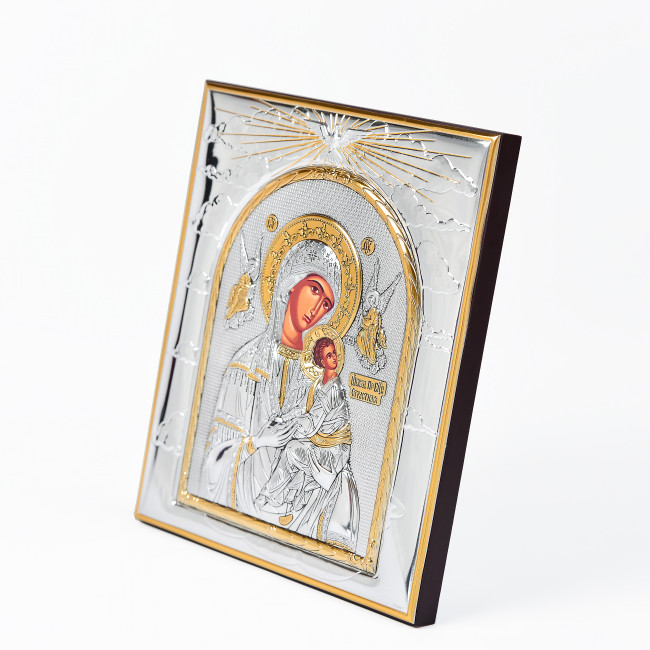 Ікони на весілля Ісус Христос і Богородиця Неустанної Помочі 26,5х22,8см EP445-001-8XG/P Вінчальні Ікони