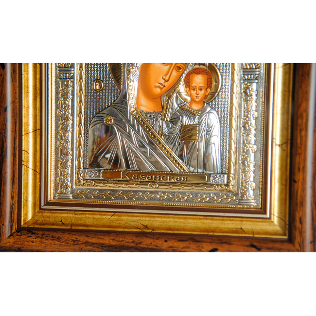 Ікони на весілля Ісус Христос і Казанська Божа Матір 25,7х23,3см EP514-001-4KZ/P Вінчальні Ікони
