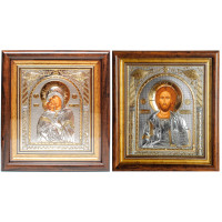 Ісус Христос і Вишгородська Богородиця 25,7х23,3см