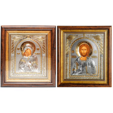 Ісус Христос і Вишгородська Богородиця 25,7х23,3см