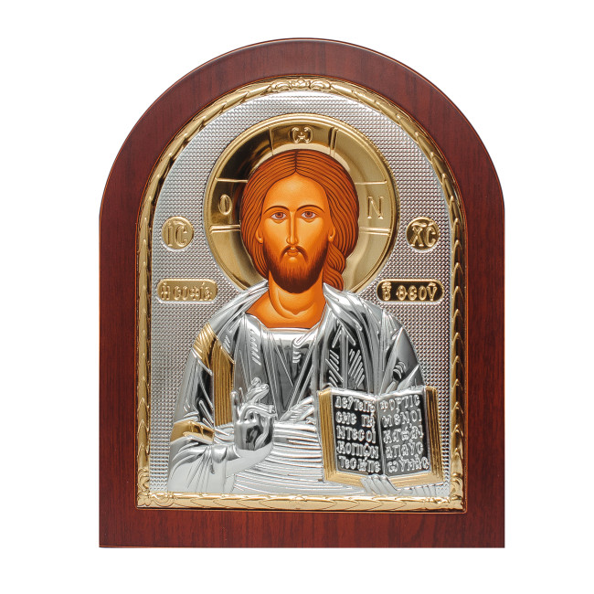 Ікони на весілля Ісус Христос і Казанська Божа Матір 10,7х12,8см EP3-001-4XAG/P Вінчальні Ікони