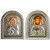 Венчальная Пара Икон Иисуса Христа и Владимирская  Божья Матерь 26х21см Иконы на Свадьбу EPZ5-001-7AG-BR/P