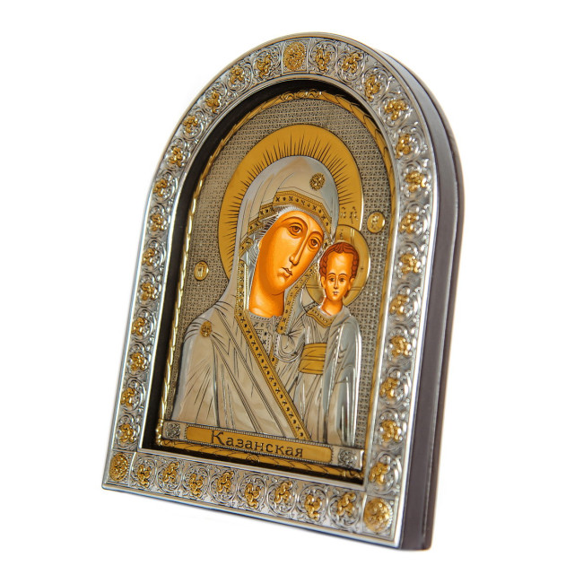 Ікони на весілля Ісус Христос і Казанська Божа Матір 26х21см EPZ5-001-4AG-BR/P Вінчальні Ікони