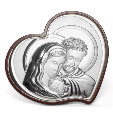 Срібна Ікона Свята Родина 21,5x29,5см MA/E909/2