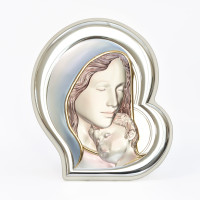 Икона Мадонна с Младенцем 27x31см MA/E905/2WH-C