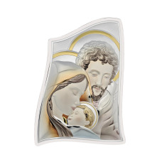 Срібна Ікона Свята Родина 21,5x29,5см MA/E904/2WH-C