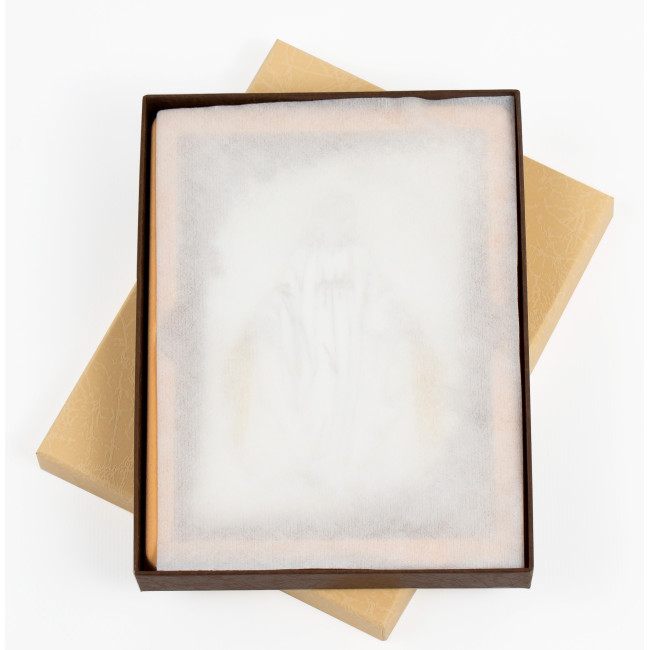 Непорочное Сердце Пресвятой Девы 15X21см серебряная итальянская икона MB/E981/2-C