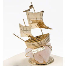 Срібний Човник статуетка 10cm h