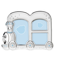 Фоторамка колаж Срібна 20х25см для хлопчика