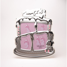 Рамка колаж Срібна 30х20см для дівчинки