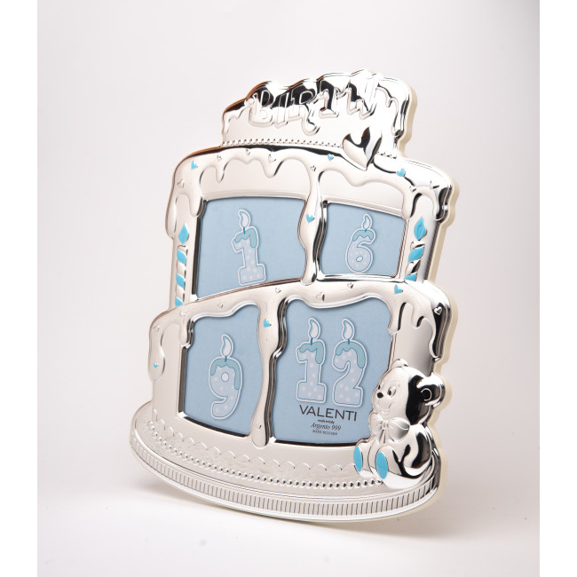 Срібна Фоторамка Колаж для хлопчика 25х30 VL/71518-5LC