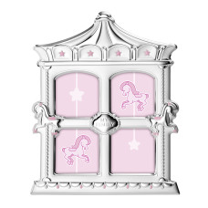 Рамка колаж Срібна 25х30см для дівчинки