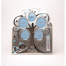 Фоторамка колаж Срібна 25х30см для хлопчика