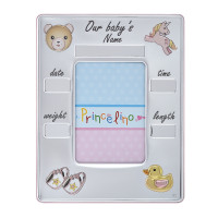 Фоторамка 9x13 для дівчинки срібна