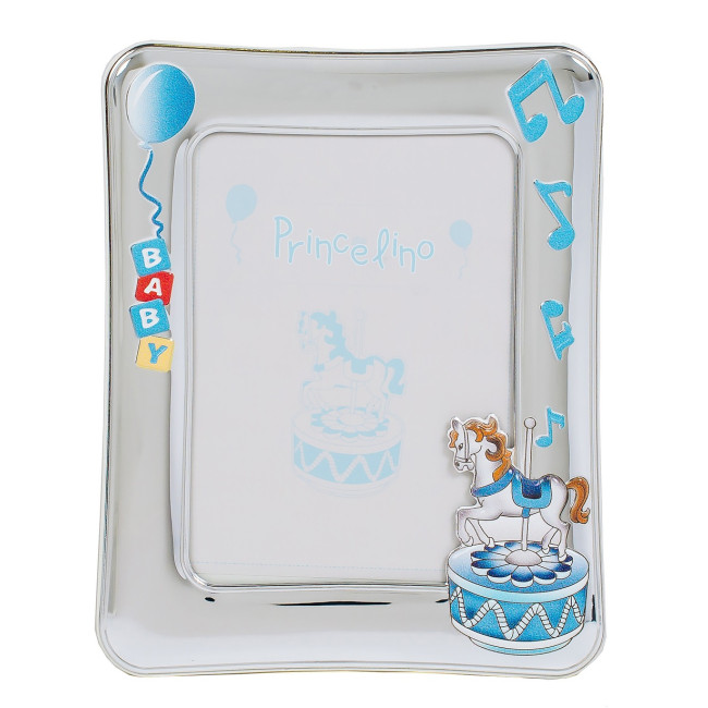 Фоторамка Дитяча 20х24 в сріблі з  позолотою для хлопчика MA/300B-C