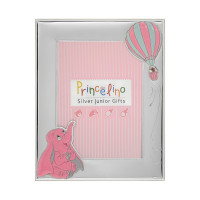 Рамка для фото 20х24 для дівчинки срібна