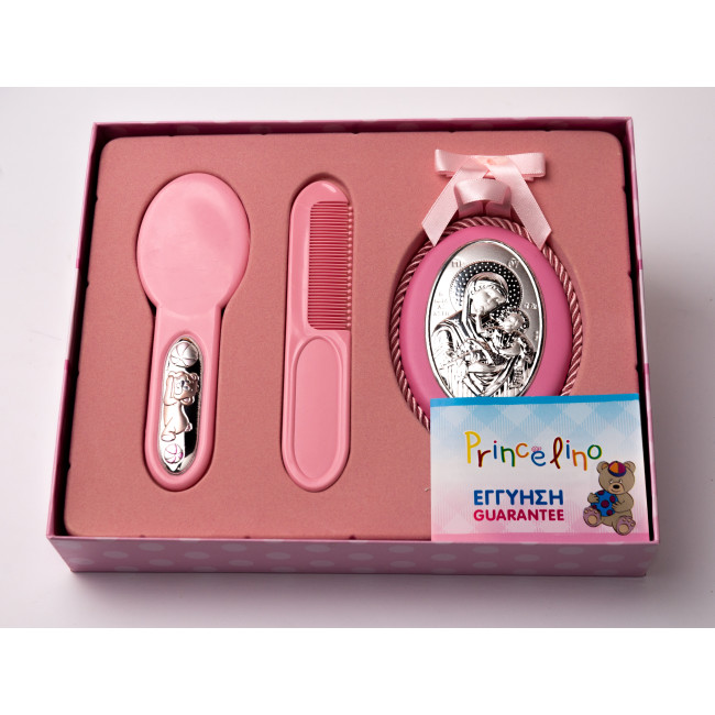 Подарочный набор: расческа, гребень для волос и иконка для девочки MA/SL003-R