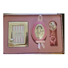 Фоторамка Іконка та Тримач для пустишки для дівчинки 19x29,5