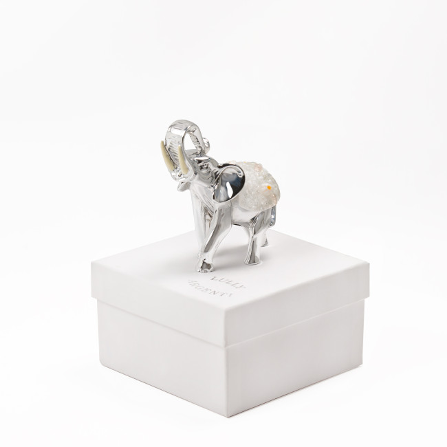 Cрібна Статуетка Слона Індійського 12,5x12,5 GV/55600/4