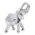 Cрібна Статуетка Слона Індійського 8,5x8cm GV/55600/3