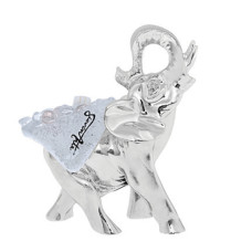 Cрібна Фігурка Слоника Індійського 4,5x5,5cm