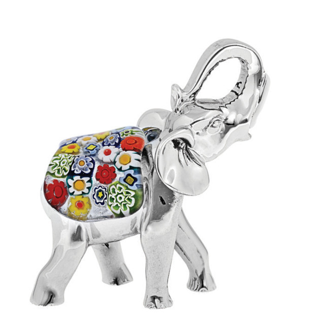 Індійський Слон срібна статуетка 13x13 GV/2200/4