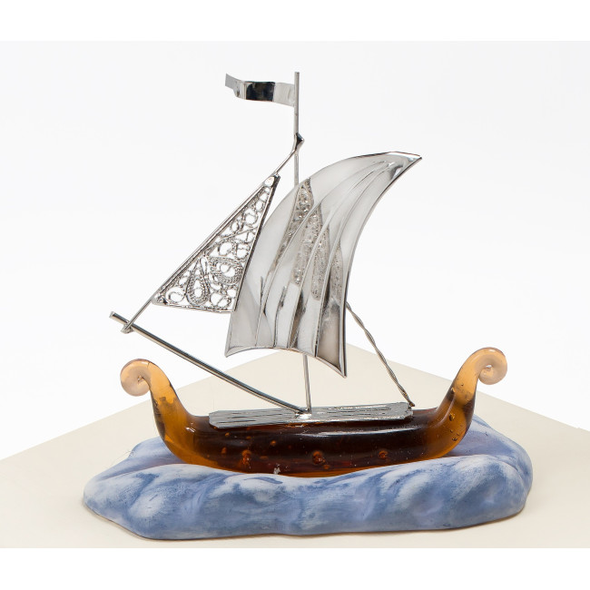 Ювелірна Фігурка Короблика h 10,5cm NF/480B