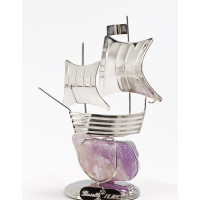 Ювелірний Кораблик срібний 10cm h