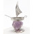 Срібний Човник з Аметистом h 9cm NF/116-1